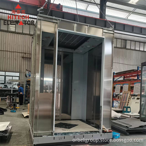 China Residential Stainless Steel MRL Passenger Elevator for Luxury Villas